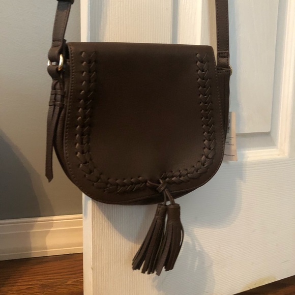 Brand New Old Navy Brown Boho Crossbody Bag/Purse - Picture 1 of 4